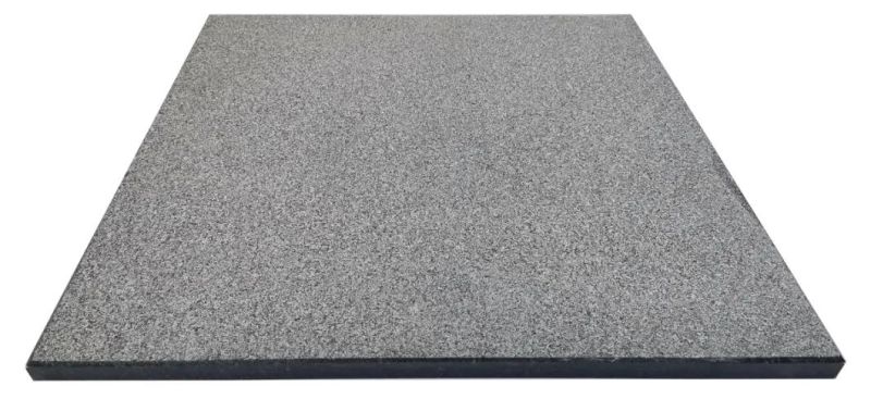 Black Granite European Headstone Monument Tombstone with Custom Design