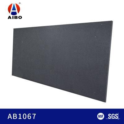Grey Granule Artificial Quartz Kitchen Countertop with SGS