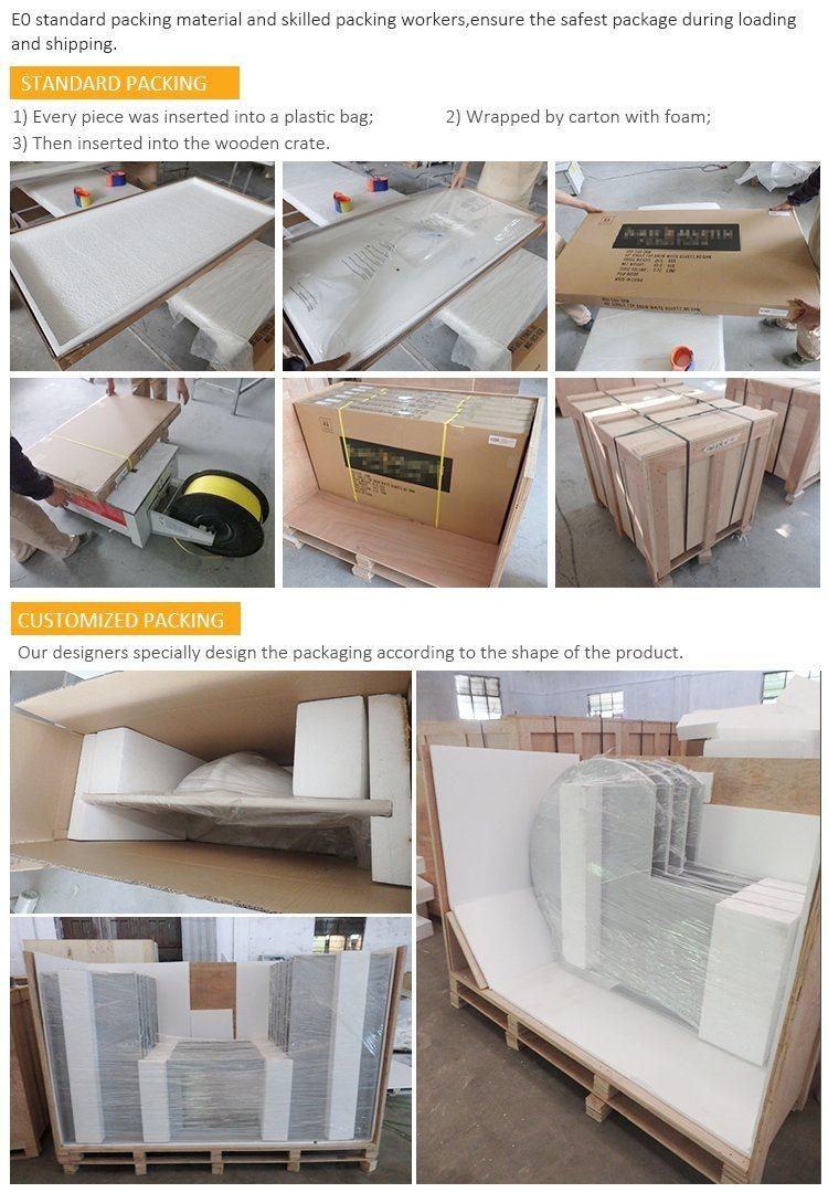 Corian Resin Stone Bathroom Vanity Top for Hotel