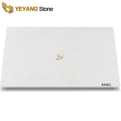 White Quartz with Water Vein Quartz Slabs for Counter Tops