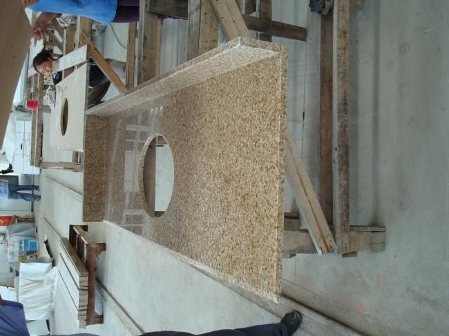Rust Yellow Granite G682 Kitchen Countertop
