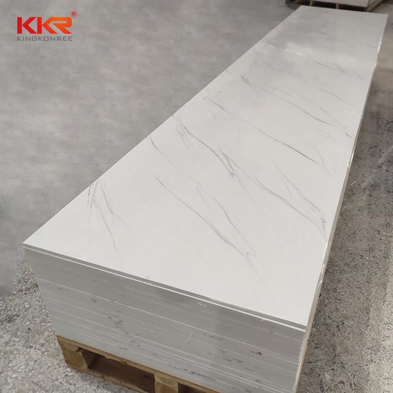 Texture Marble Acrylic Solid Surface Sheet Apply to Kitchentop Tabletop