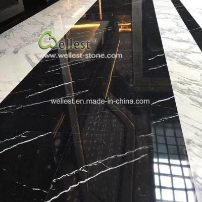 Black Marquina, Nero Marquina Black Marble Flooring Tiles