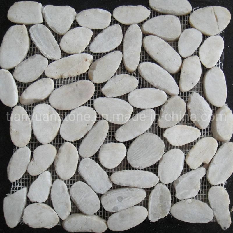 Meshed Pebble Stone for Garden Decorate