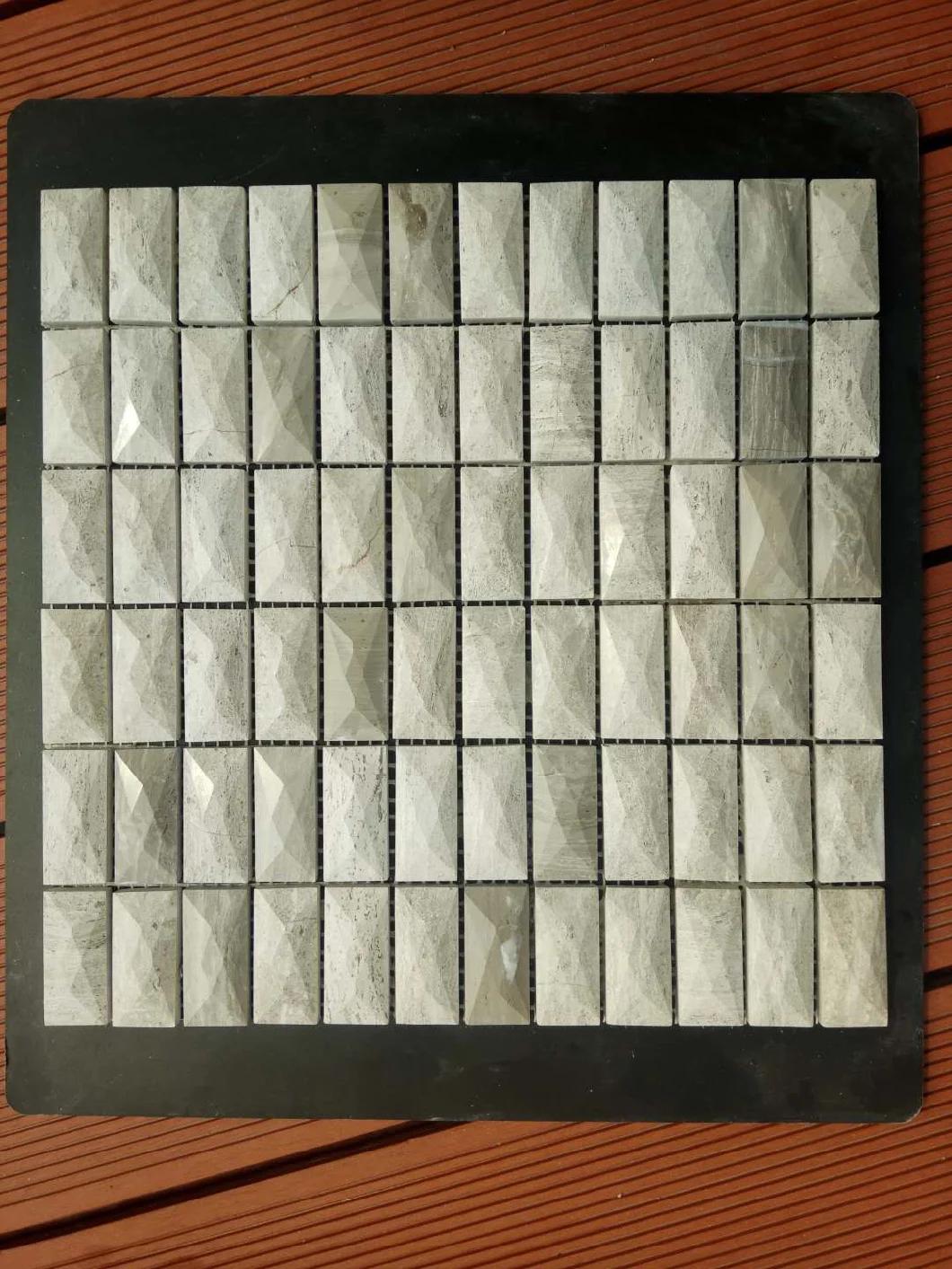 Popular and Cheap Marble Material Mosaic Tile Used for Floorings and Walls