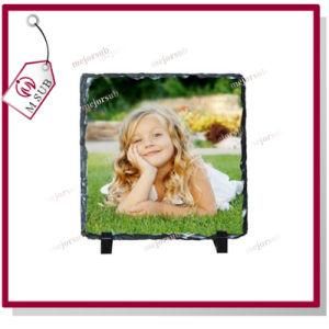 15cm Square Sublimation Rock Slate Stone with Personalized Photo