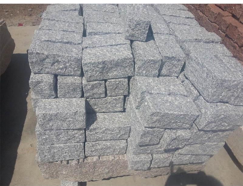 Natural G654/603/682 Grey/Black/Red/Yellow Gardenwalkway Cubes Granite Paving for Garden/Park/Driveway Cobblestone/Outdoor Garden/ Outdoor Paving