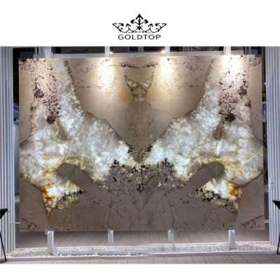 Pandora Luxury Stone Tabletops Bathroom Vanity Kitchen Cabinet Countertops Island Worktop Wall Panels Natural Stone Slab Marble Tiles