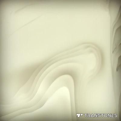 Glossy Faux Stone Sheet Alabaster Solid Surface Countertop