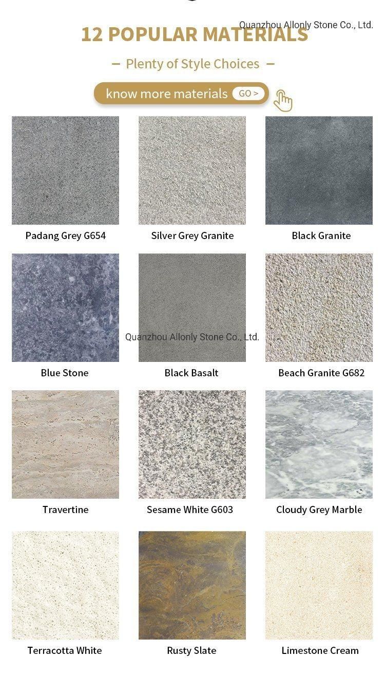 G633 White Granite Swimming Pool Stone Corner Copping Tile