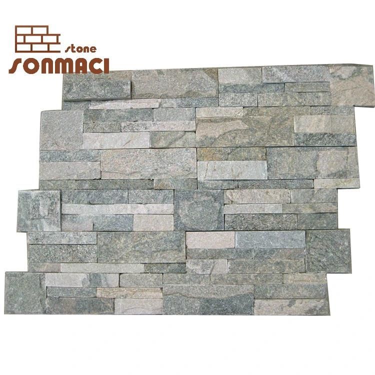 18X35 Black Rough Surface Natural Slate Stone Paneling