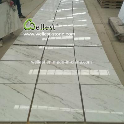 High Grade White Stone Marble Tile for Hotel Kitchen/Bathroom/Wall/Floor