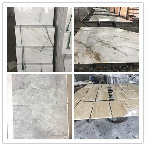 Factory Cheap Marble Tile Natural Stone Thin Panel for Mosaic on Sale