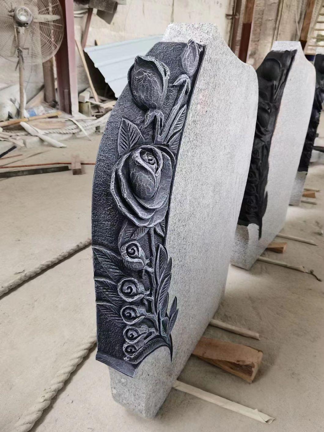 Granite Tombstone or Monument or Headstone for Europine Market
