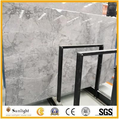 Popular Natural Stone Calacatta Grey Marble Slabs for Floor/Wall Tiles