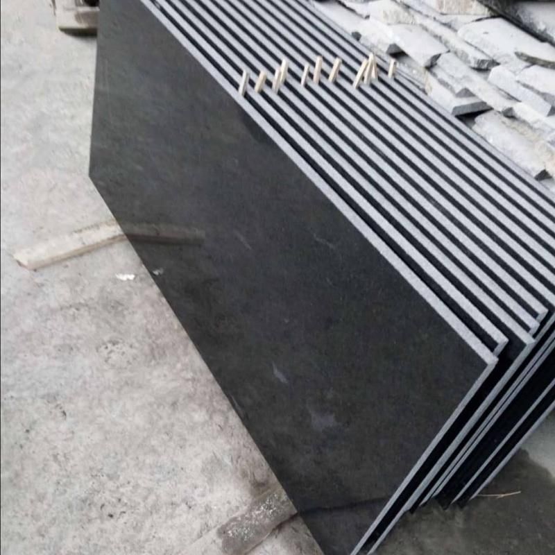 G684 Black Granite for Slabs/Floor/Wall Tiles/Countertops/Paving/Steps
