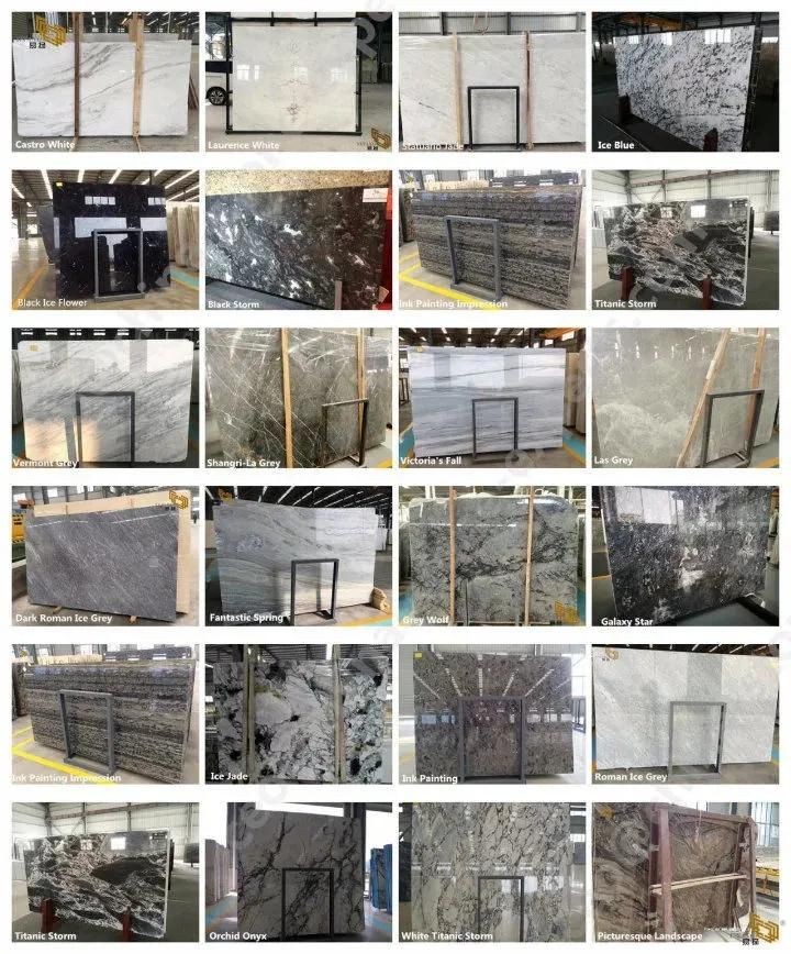 Wave Grain Water Cloud Flower Marble for Wall/Decoration/Flooring/Hotel/Countertop Building Material
