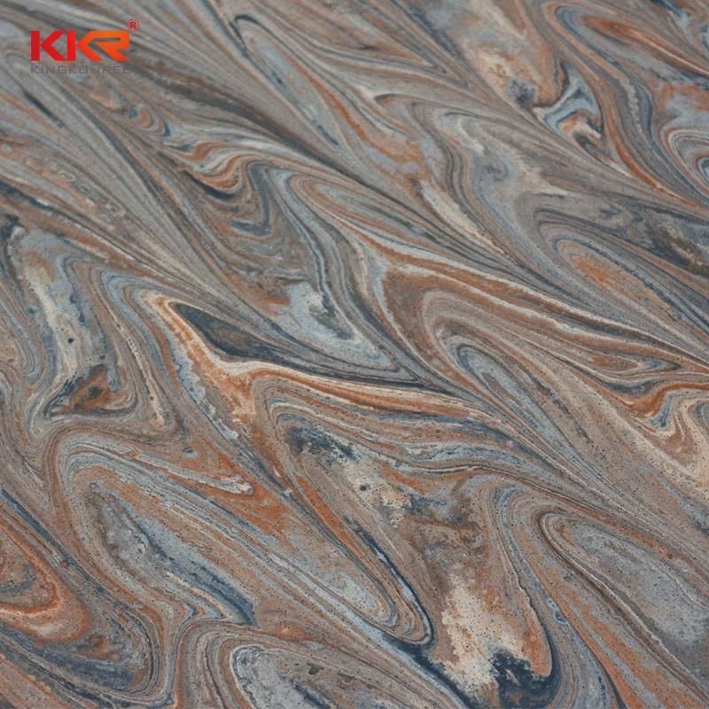 Artificial Stone 12mm Pure Solid Surface Sheet for Wall Panels