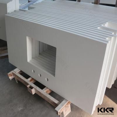 Kingkonree Solid Surface Artificial Stone Us Vanity Top