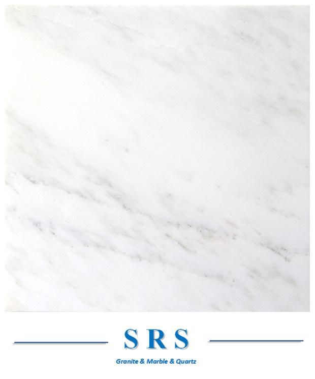 Premium Oriental White /Eastern White Marble for Highend Projects Interior Decoration Countertop/ Staircase/ Floor and Wall Cladding etc.