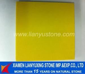 Pure Yellow Quartz Tile for Floor