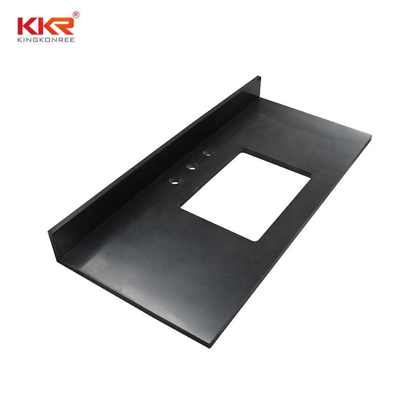 Glossy Shinny Surface Artificial Solid Surface Kitchen Countertop