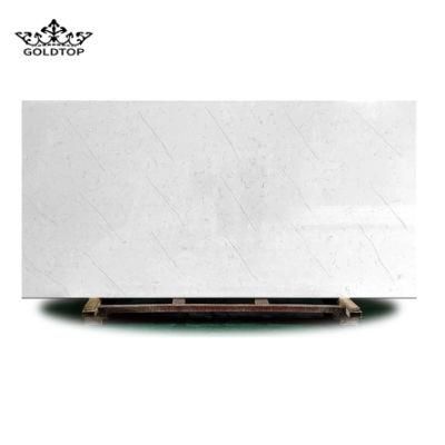 Good Price 2021 New Design Artificial Marble Look Calacatta Quartz Slab for Kitchen Countertop