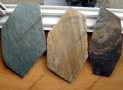 Natural Grey Black, Green, Rusty Slate for Wall Cladding &amp; Flooring
