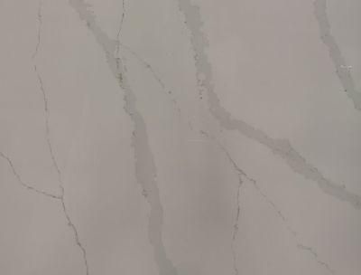 Calacatta Artificial Quartz Stone for Kitchen Countertop Single Sink Bathroom Vanity Texture Backsplash