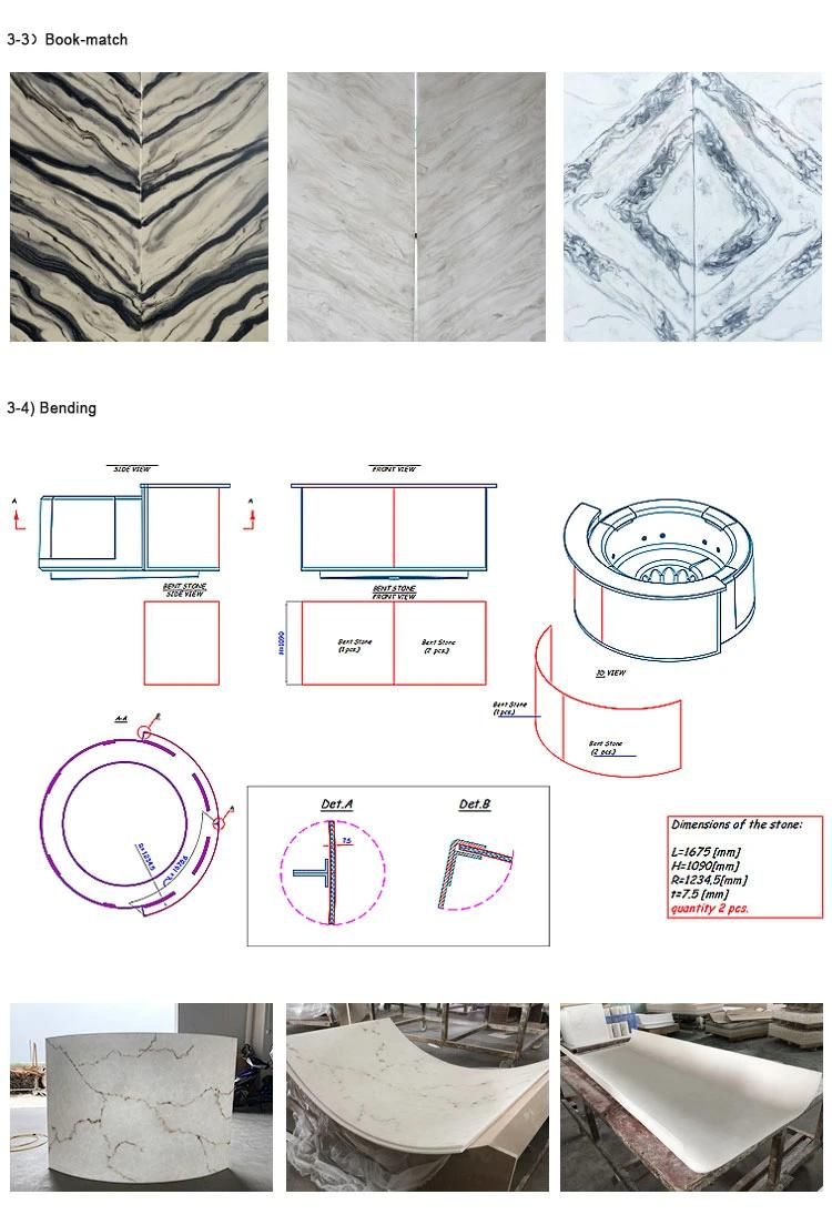 Translucent White Alabaster Plot Matt Black Marble LCP Trilogy for Luxury CD Perfume Display