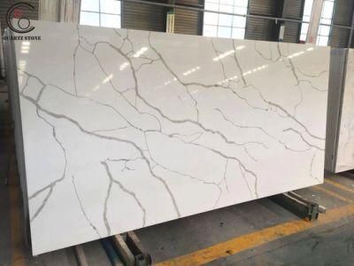 New Design 7080 Artificial Calacatta Quartz Stone Slab with Competitive Price