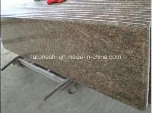 Giallo Fiorito Yellow Granite Kitchen Countertop
