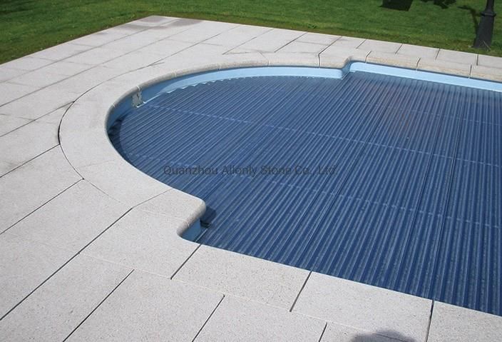 Bullnose Curved Yellow Granite G682 Swimming Pool Paver Copping
