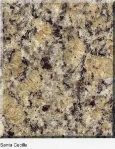 Santa Cecilia Color Polished Granite for Slab/Tile/Stairs/Sinks