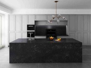 Chinese Carrara Quartz Stone Slabs for Kitchen Countertop