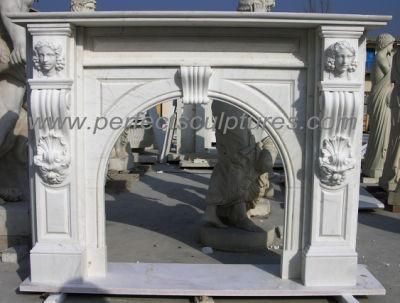 Fabulous Stone Marble Fireplace with China Factory Direct Sale (QY-LS269)