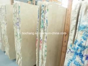 Natural Cream Marble Slab for Flooring Tile, Wall Cladding