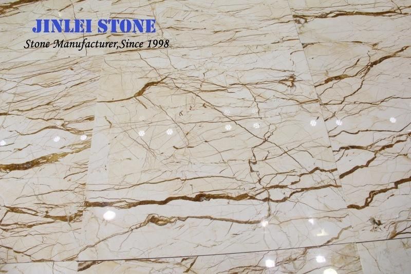 Natural Stone Sofitel Gold/Golden Yellow Marble for Slabs/Wall/Flooring Tiles/Background