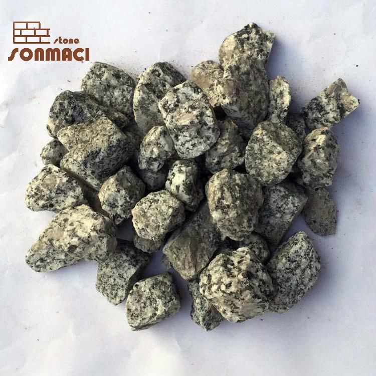 Black White Point Mechanical Gravel Stone Pebbles
