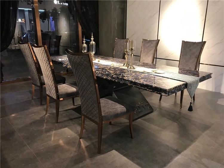 Luxury Apartment Villa Projects Semi Precious Stone Azul Bahia Blue Granite Stone Countertops