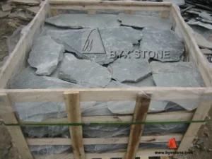 Natural Split Grey Slate &quot;Crazy&quot; Stone Irregular Shape Paving