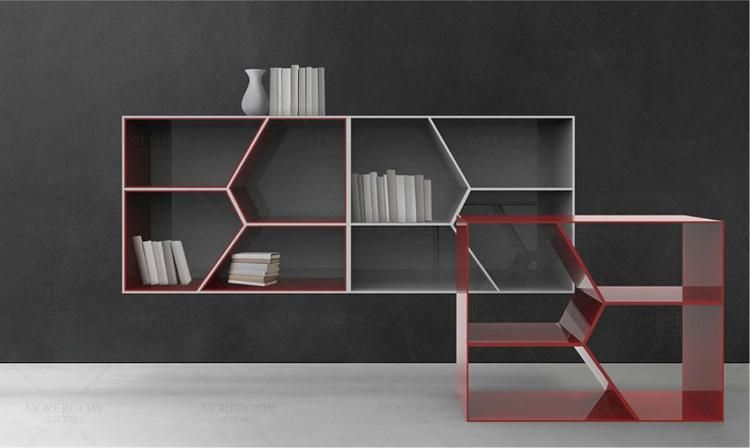 Artificial Marble Acrylic Resin Sheets Bookshelf Background