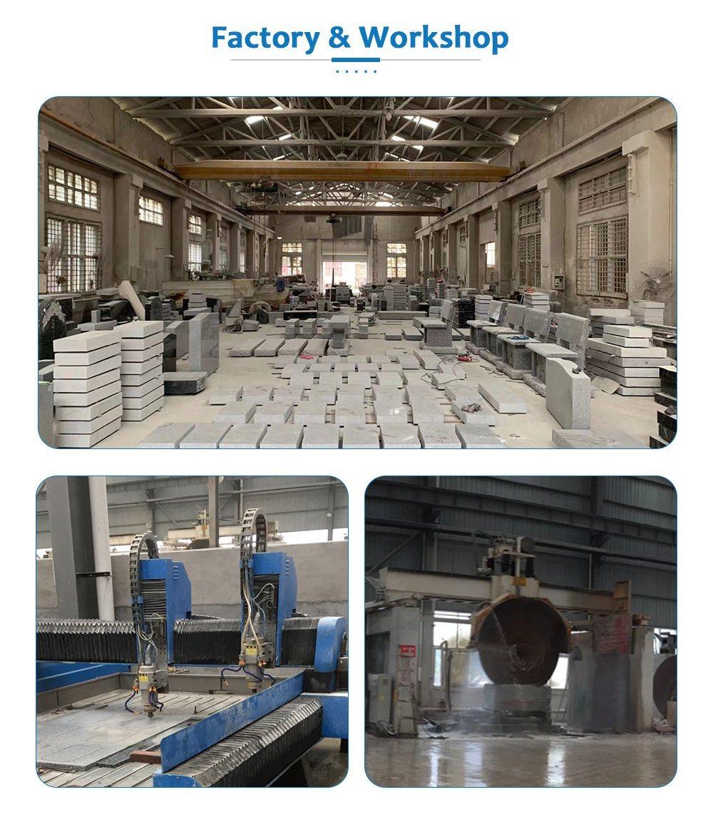 Chinese Blue Limestone Flamed and Brushed Tiles Paving Outdoor Floor Ractangle Cut-to-Size