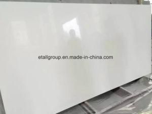 White Quartz Stone Slab for Kitchen Countertop