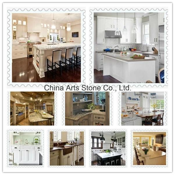 Artificial Sintered or Quartz Stone Calacatta White Slab Countertop