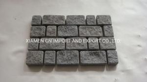 Natural Light Grey/Dark Grey/Black/Red Granite/Basalt/Tumbled Cobble Stone/Cube Stone/Flagstone/Pavers/Paving Stone on Mesh