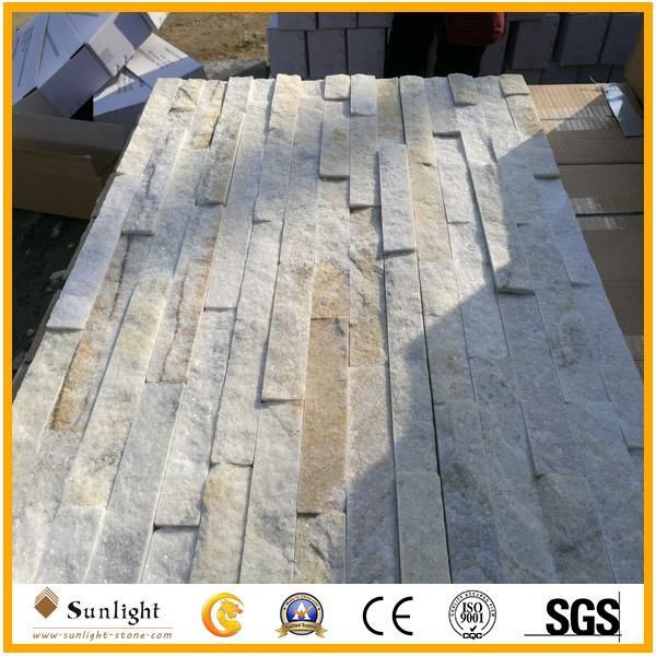 White Quartzite/Slate Culture Stone for Wall Facade Tiles