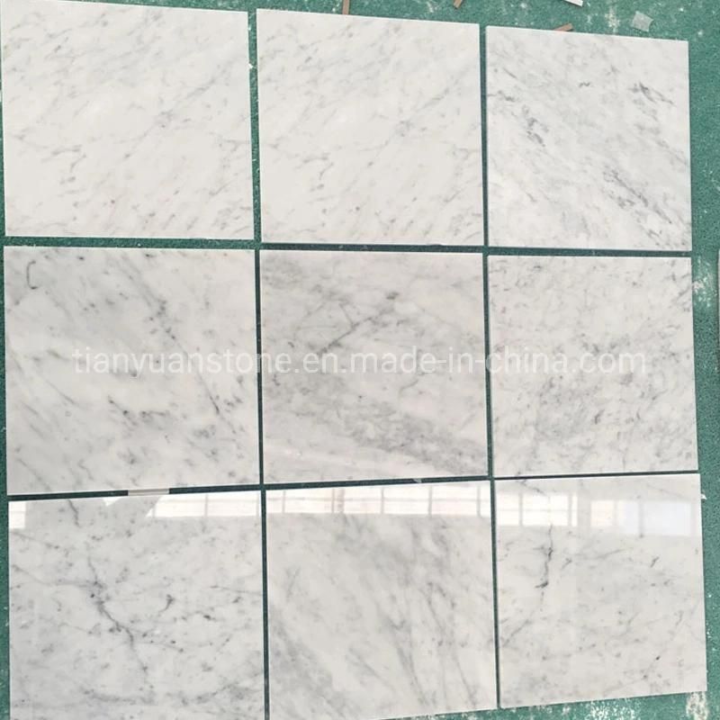 Top Grade Bianco Carrara White Marble, Marble Tile and Onyx Marble