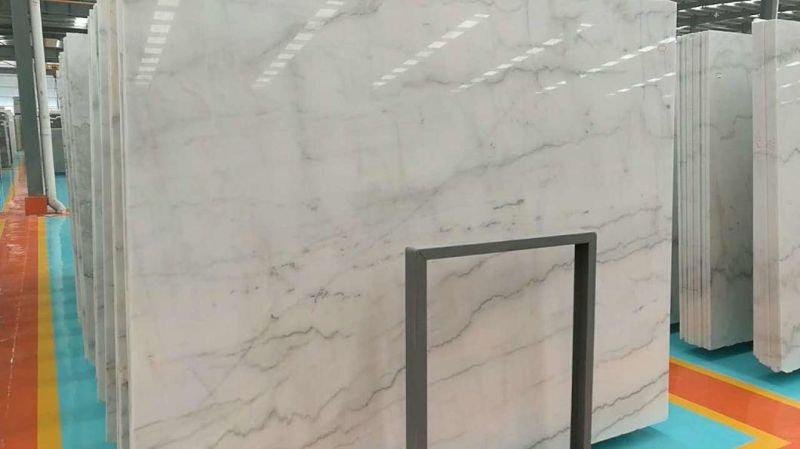 Cheap Chinese Guangxi White Marble Slab & Floor Tile for Building Decoration