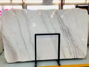 China Natural Stone Polished/Honed/Antique/Sandblasted Volakas White Marble Slab for Interiors/ Indoor/ Floor/Wall Decoration/Background